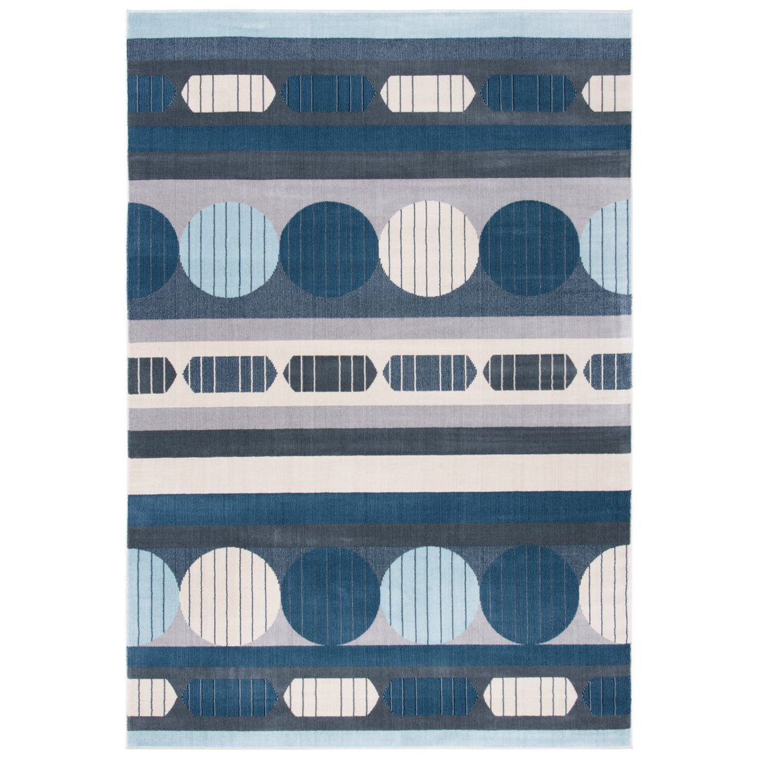 SAFAVIEH Orwell Collection ORW367G Grey / Blue Rug Image 1