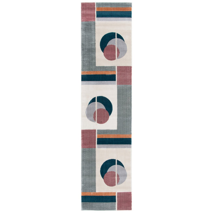 SAFAVIEH Orwell Collection ORW364B Beige / Dark Teal Rug Image 5