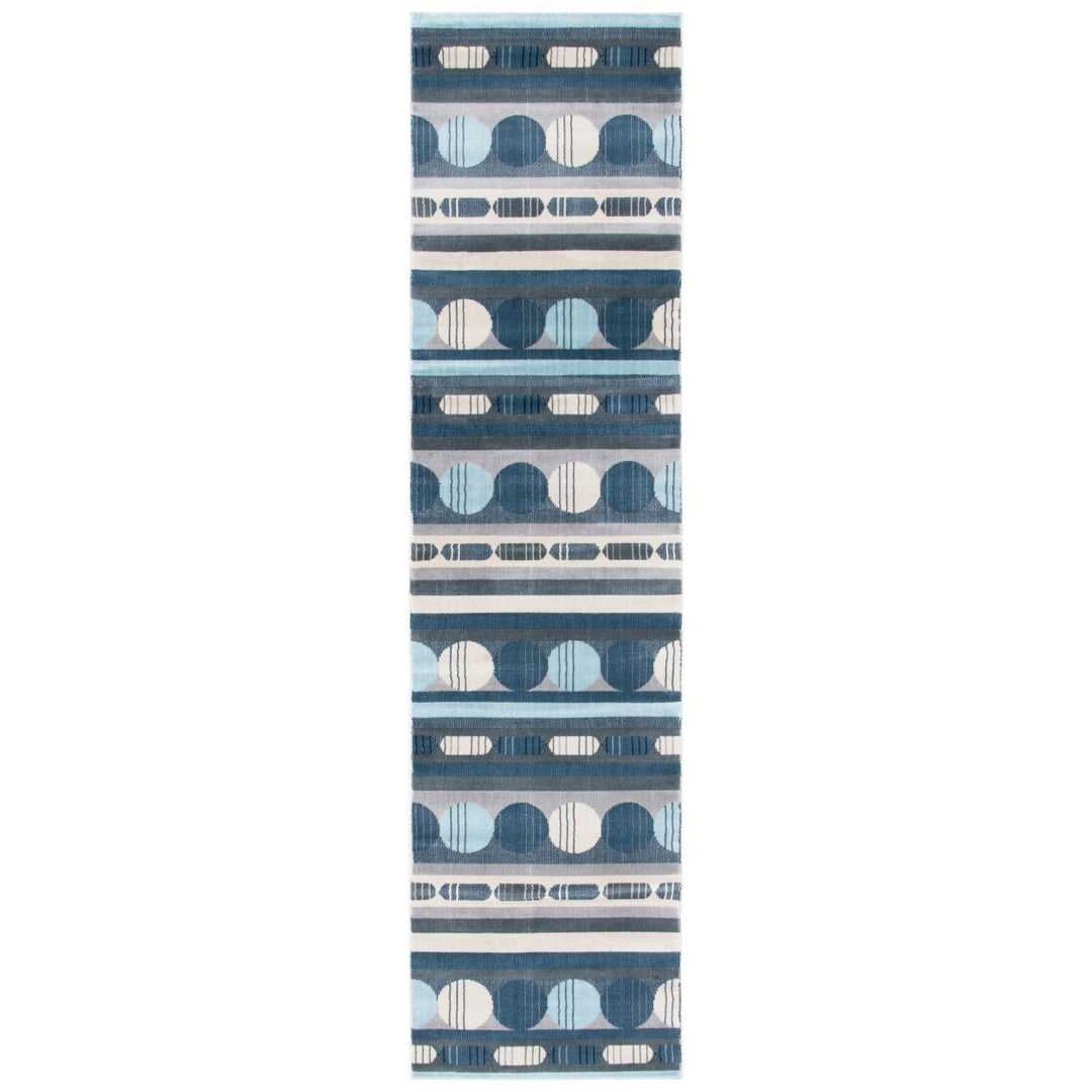 SAFAVIEH Orwell Collection ORW367G Grey / Blue Rug Image 1