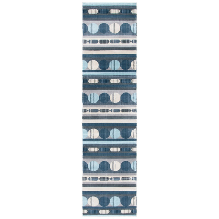 SAFAVIEH Orwell Collection ORW367G Grey / Blue Rug Image 1