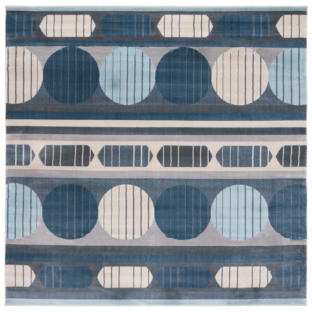 SAFAVIEH Orwell Collection ORW367G Grey / Blue Rug Image 6