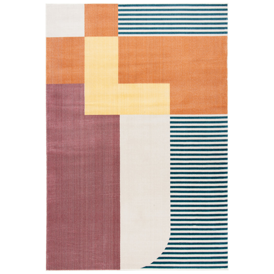 SAFAVIEH Orwell Collection ORW368P Rust / Yellow Rug Image 1