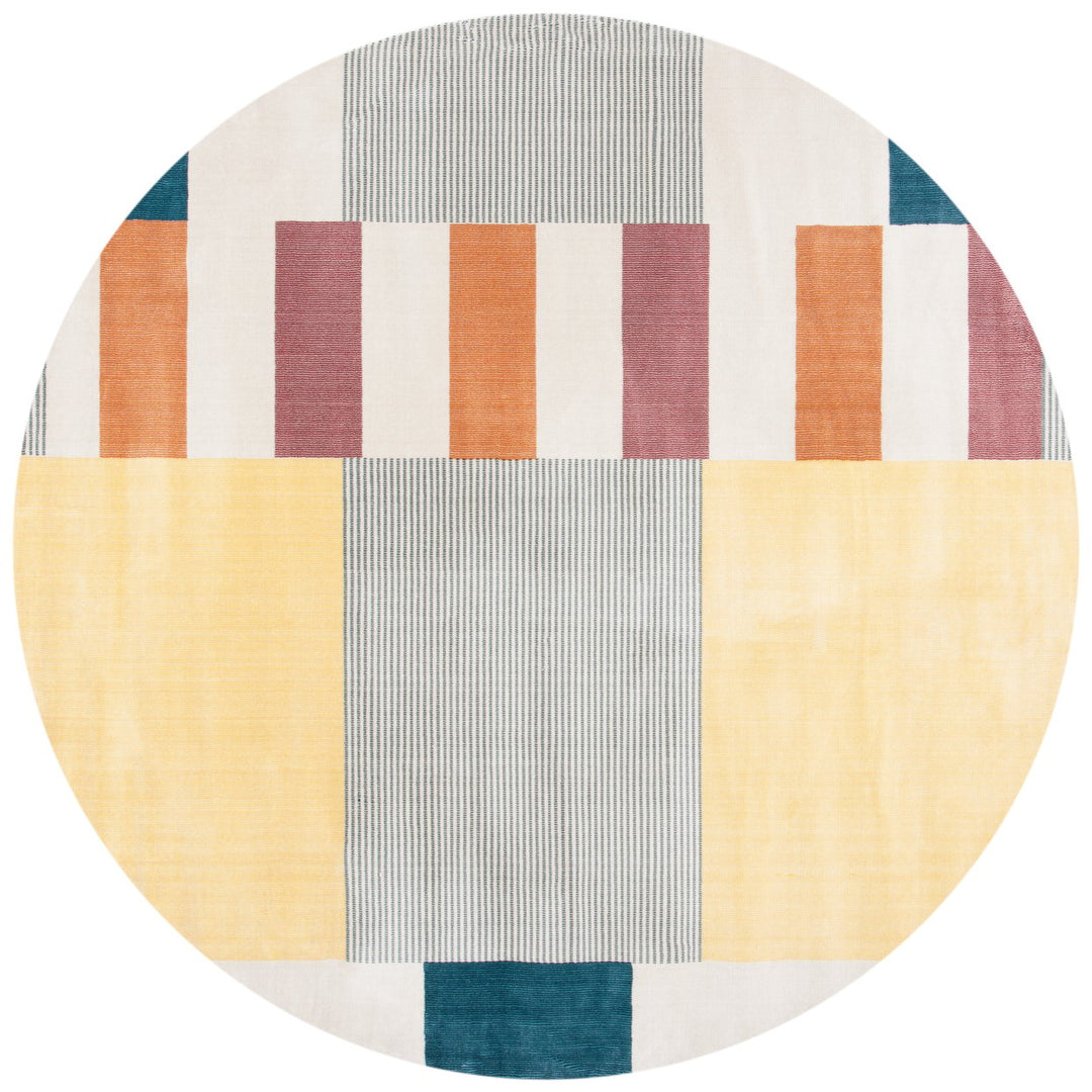 SAFAVIEH Orwell Collection ORW369B Beige / Yellow Rug Image 4