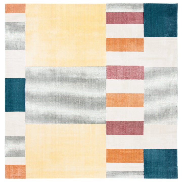 SAFAVIEH Orwell Collection ORW369B Beige / Yellow Rug Image 6