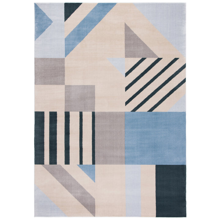 SAFAVIEH Orwell Collection ORW396B Beige / Blue Rug Image 1