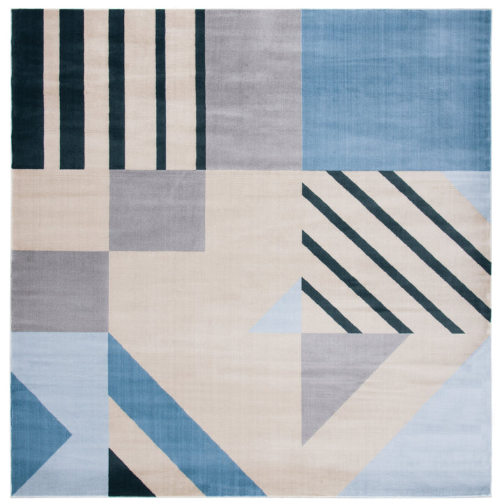 SAFAVIEH Orwell Collection ORW396B Beige / Blue Rug Image 6