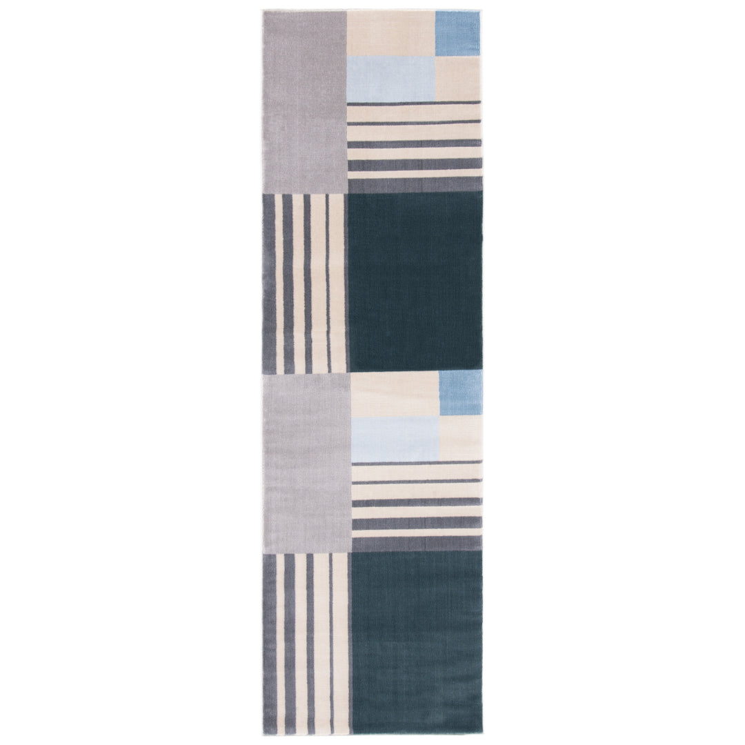 SAFAVIEH Orwell Collection ORW397H Charcoal / Beige Rug Image 5