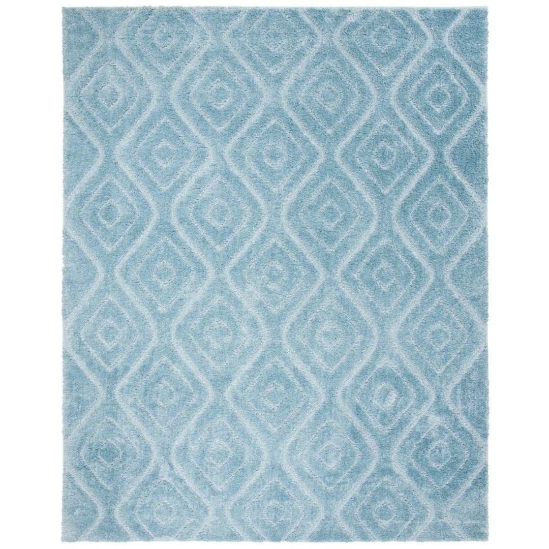 SAFAVIEH Olympia Shag Collection OSG324D Blue Rug Image 1