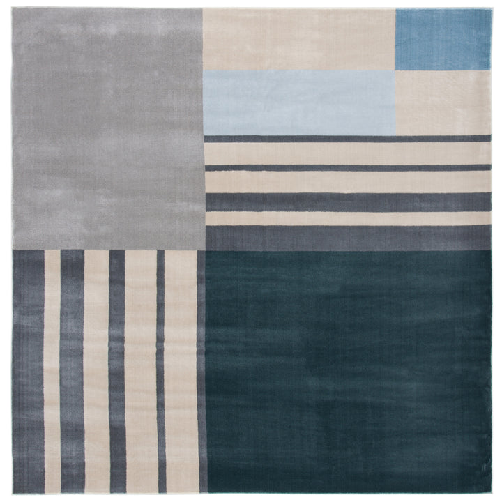 SAFAVIEH Orwell Collection ORW397H Charcoal / Beige Rug Image 6