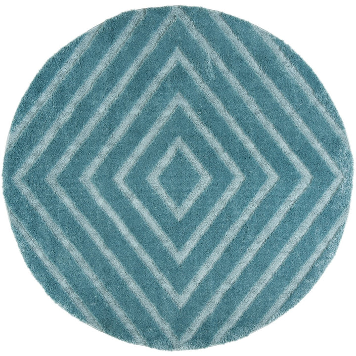 SAFAVIEH Olympia Shag Collection OSG324D Blue Rug Image 4