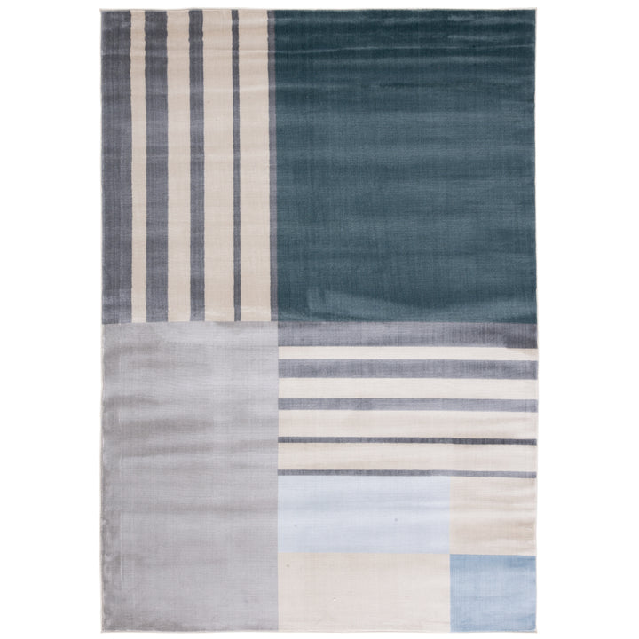 SAFAVIEH Orwell Collection ORW397H Charcoal / Beige Rug Image 10