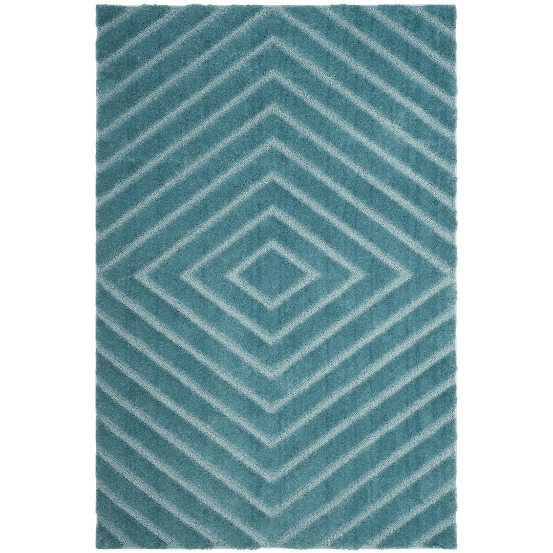 SAFAVIEH Olympia Shag Collection OSG324D Blue Rug Image 1