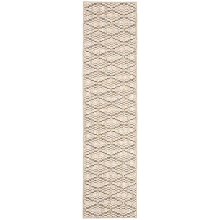 SAFAVIEH Palm Beach Collection PAB361B Beige/Brown Rug Image 1