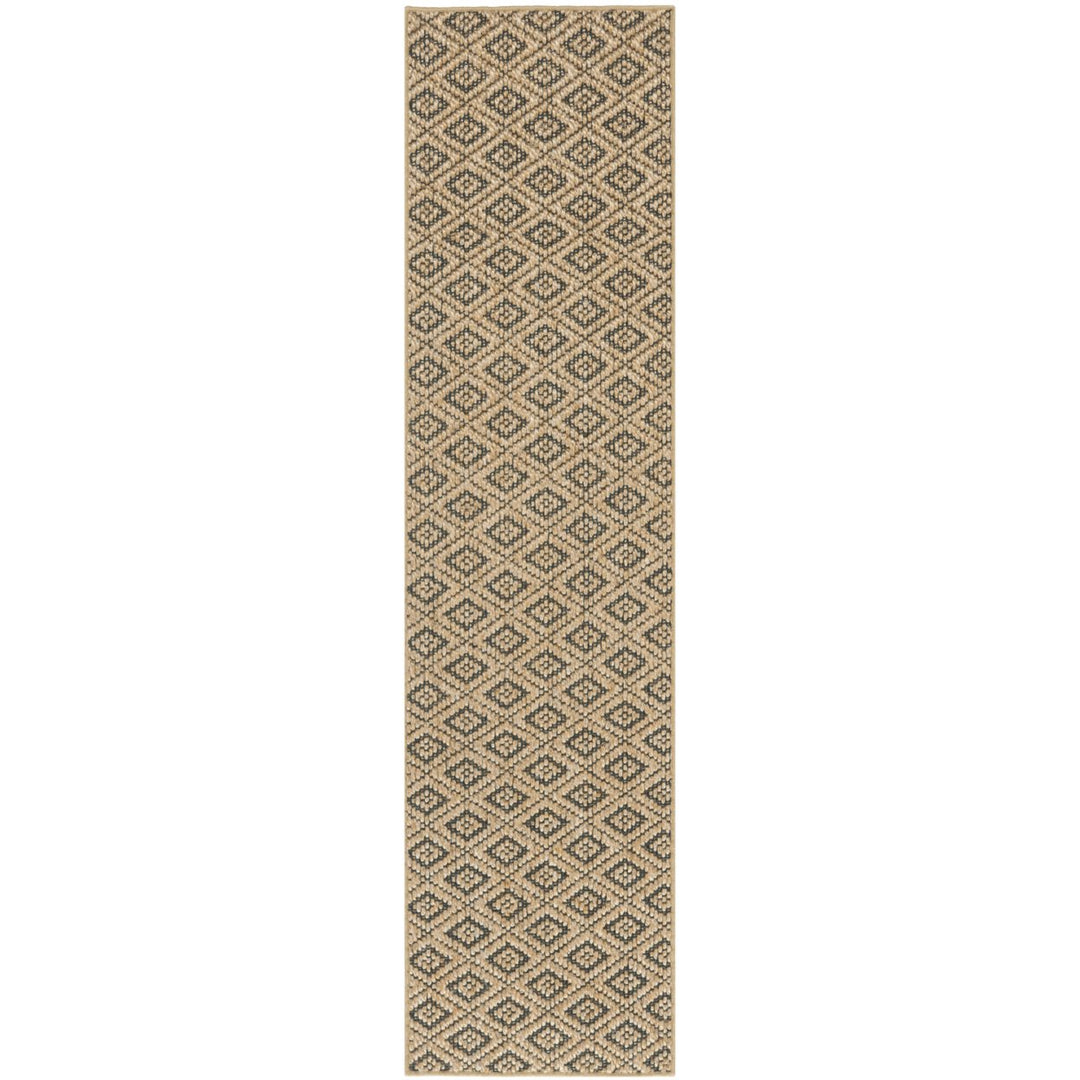 SAFAVIEH Palm Beach PAB411B Natural / Black Rug Image 3