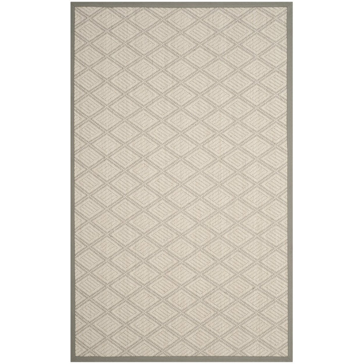 SAFAVIEH Palm Beach PAB602B Handwoven Cream / Grey Rug Image 2