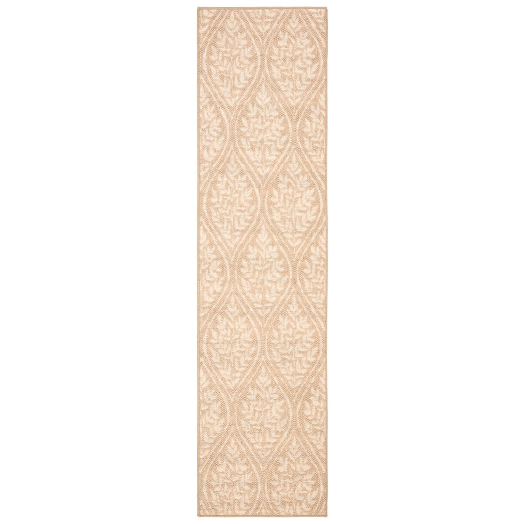 SAFAVIEH Palm Beach PAB515A Sand / Natural Rug Image 1