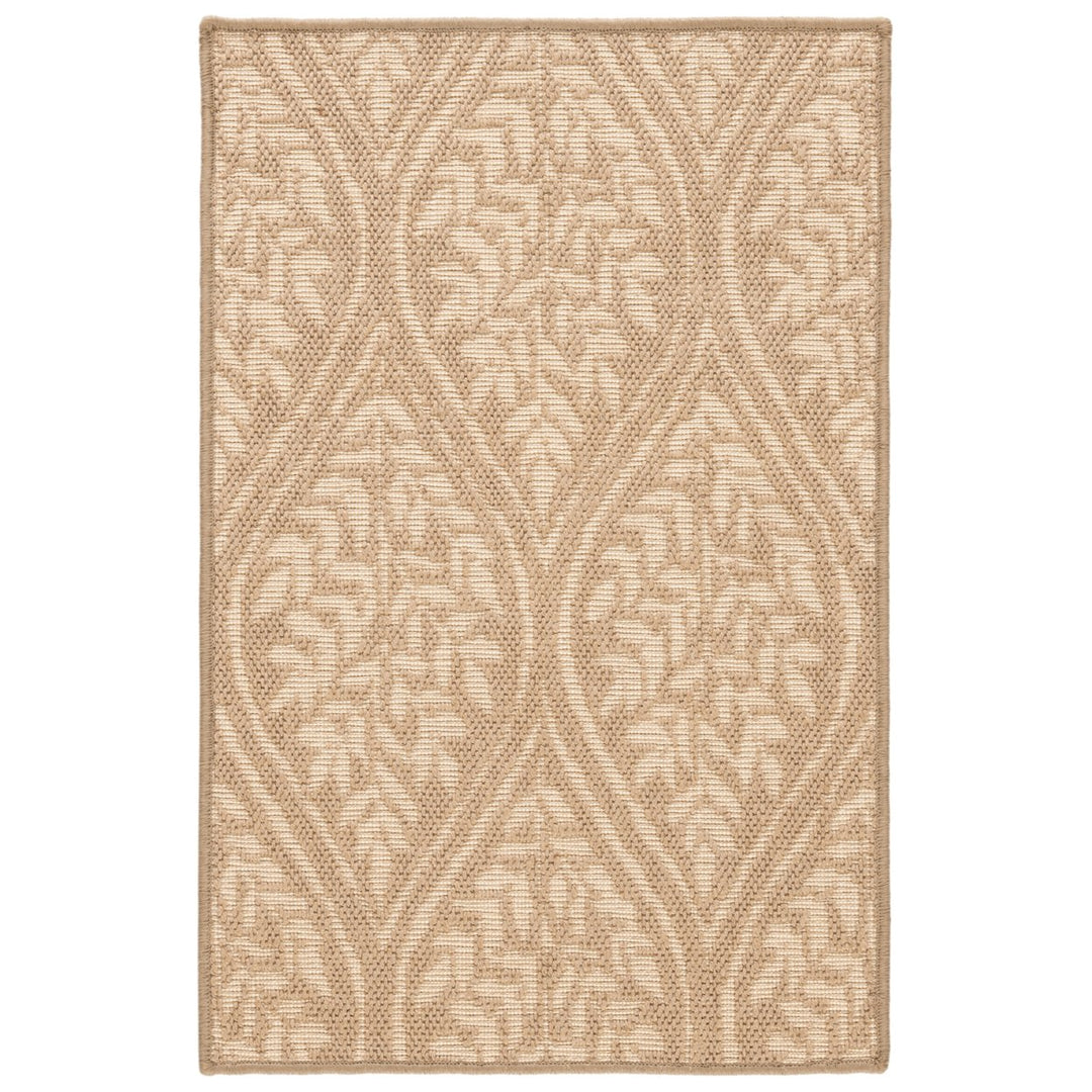 SAFAVIEH Palm Beach PAB515A Sand / Natural Rug Image 1