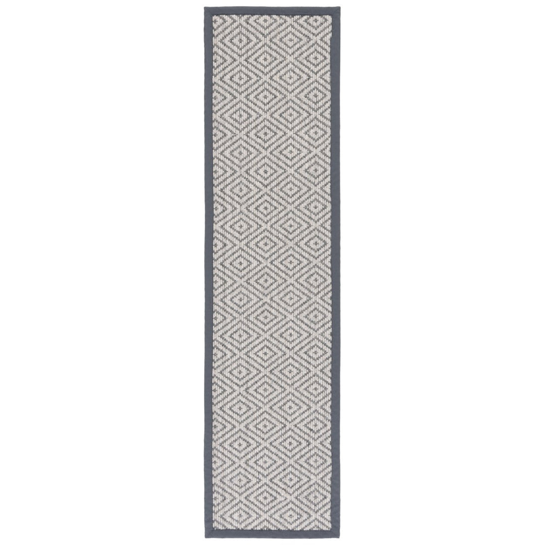 SAFAVIEH Palm Beach PAB612F Grey / Dark Grey Rug Image 1