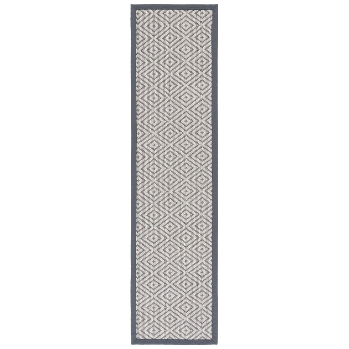 SAFAVIEH Palm Beach PAB612F Grey / Dark Grey Rug Image 1