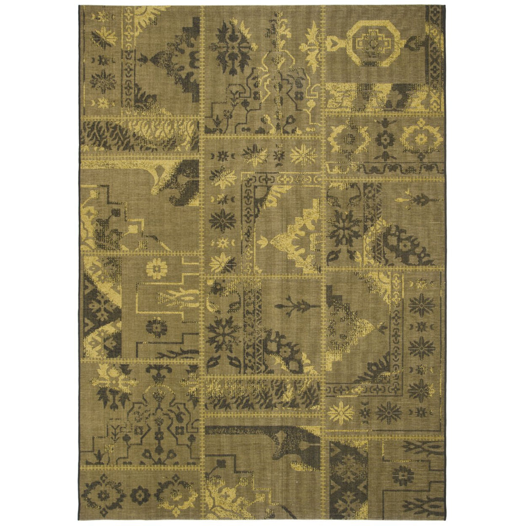 SAFAVIEH Palazzo Collection PAL121-56C10 Black / Green Rug Image 1