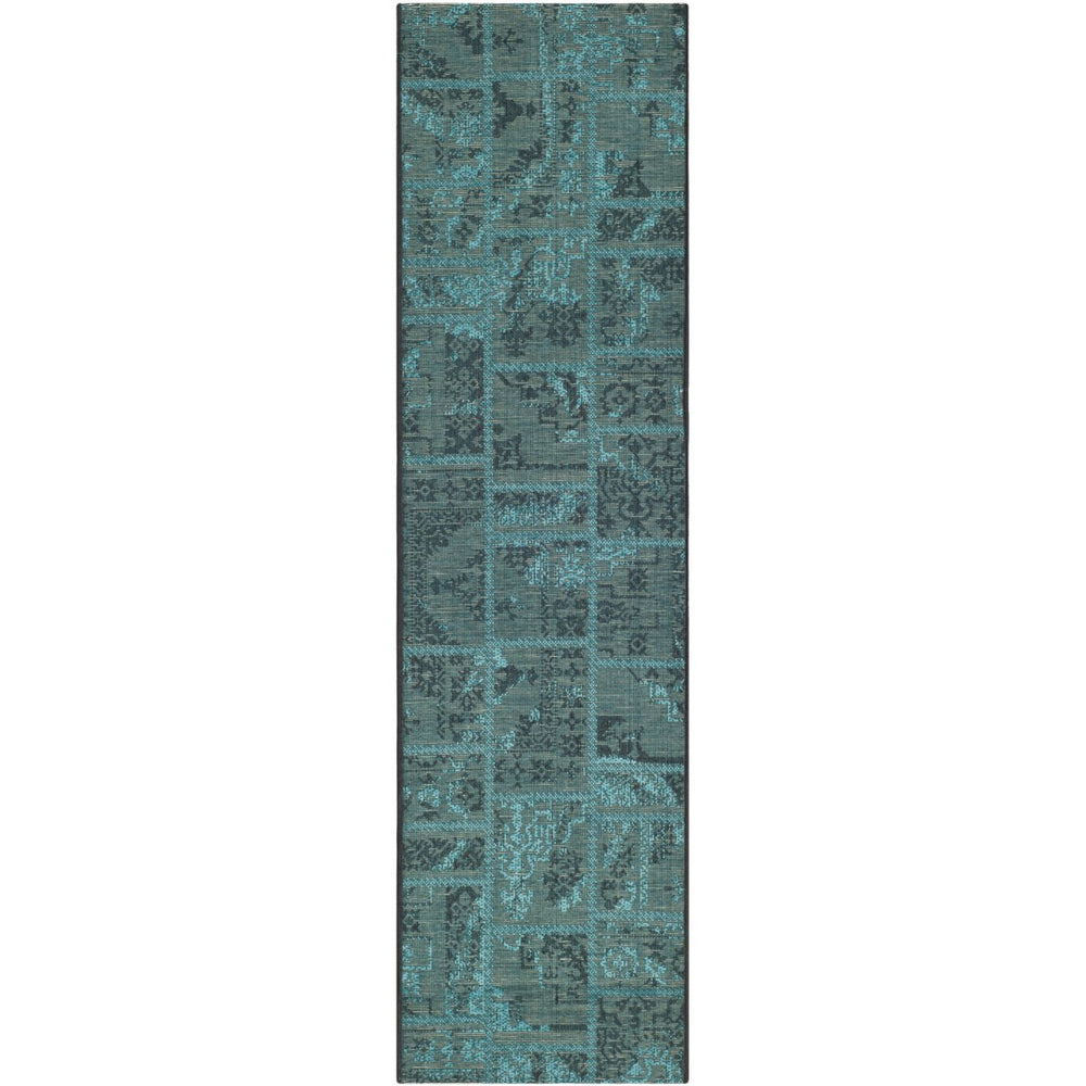 SAFAVIEH Palazzo PAL121-56C4 Black / Turquoise Rug Image 2