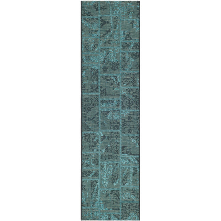 SAFAVIEH Palazzo PAL121-56C4 Black / Turquoise Rug Image 2