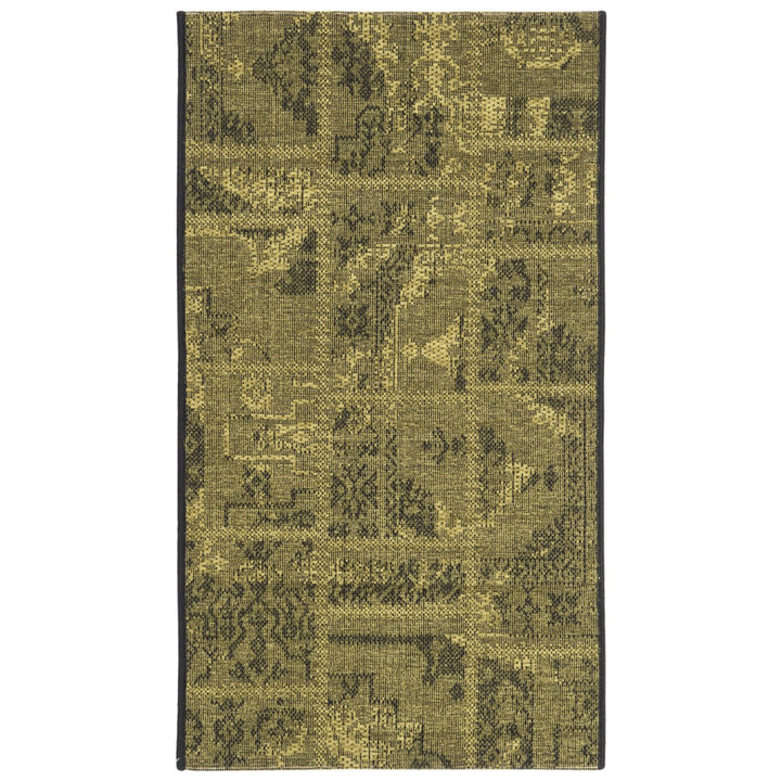 SAFAVIEH Palazzo Collection PAL121-56C10 Black / Green Rug Image 1