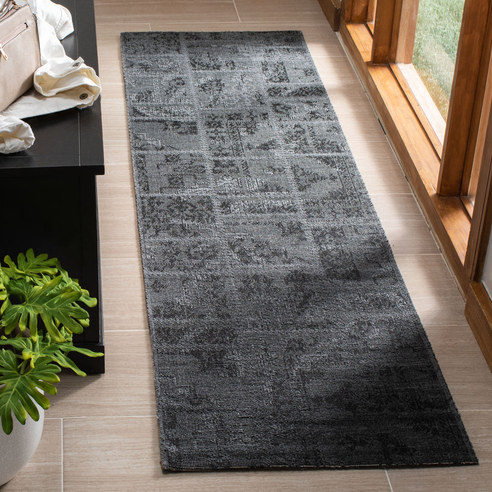 SAFAVIEH Palazzo Collection PAL121-56C6 Black / Grey Rug Image 2