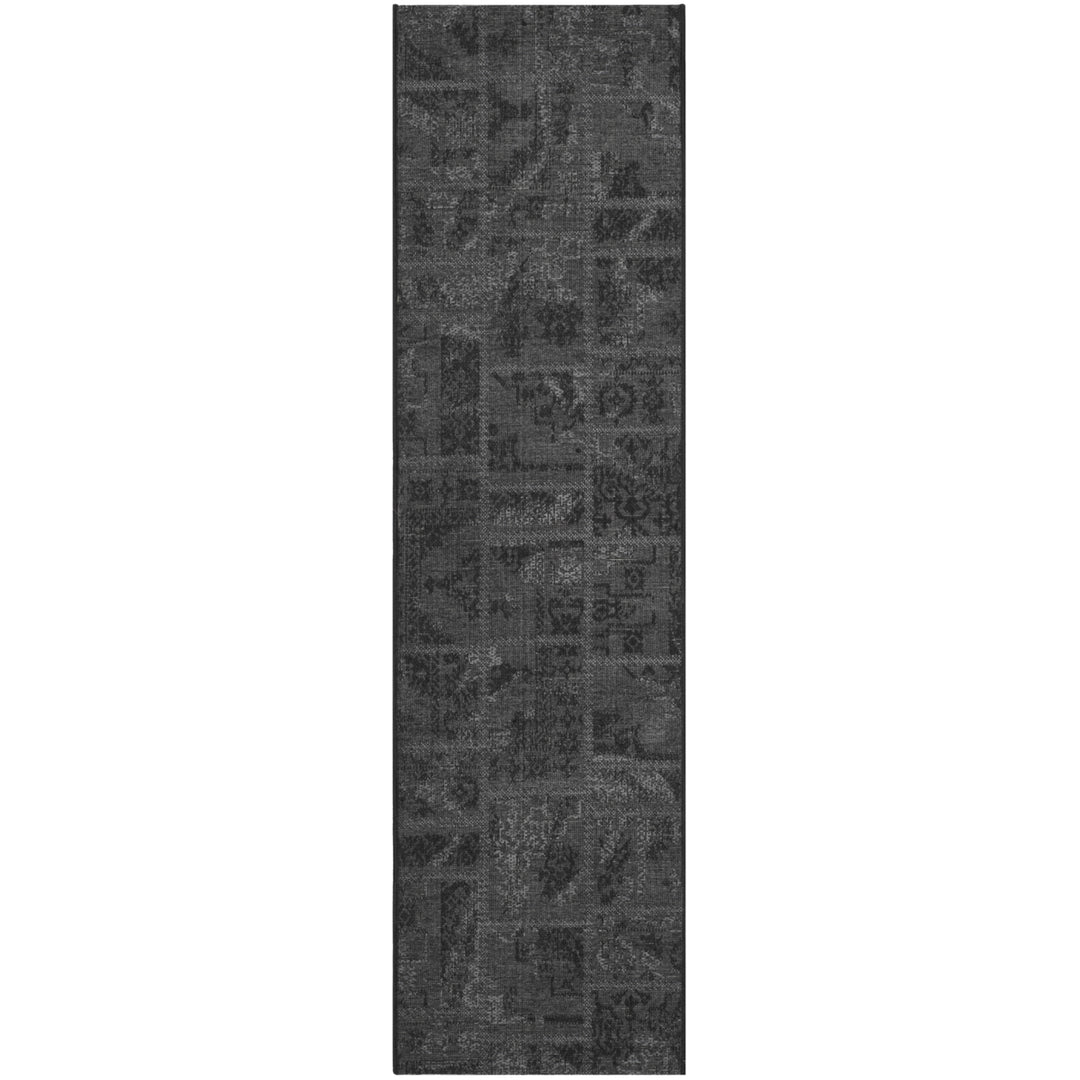 SAFAVIEH Palazzo Collection PAL121-56C6 Black / Grey Rug Image 3