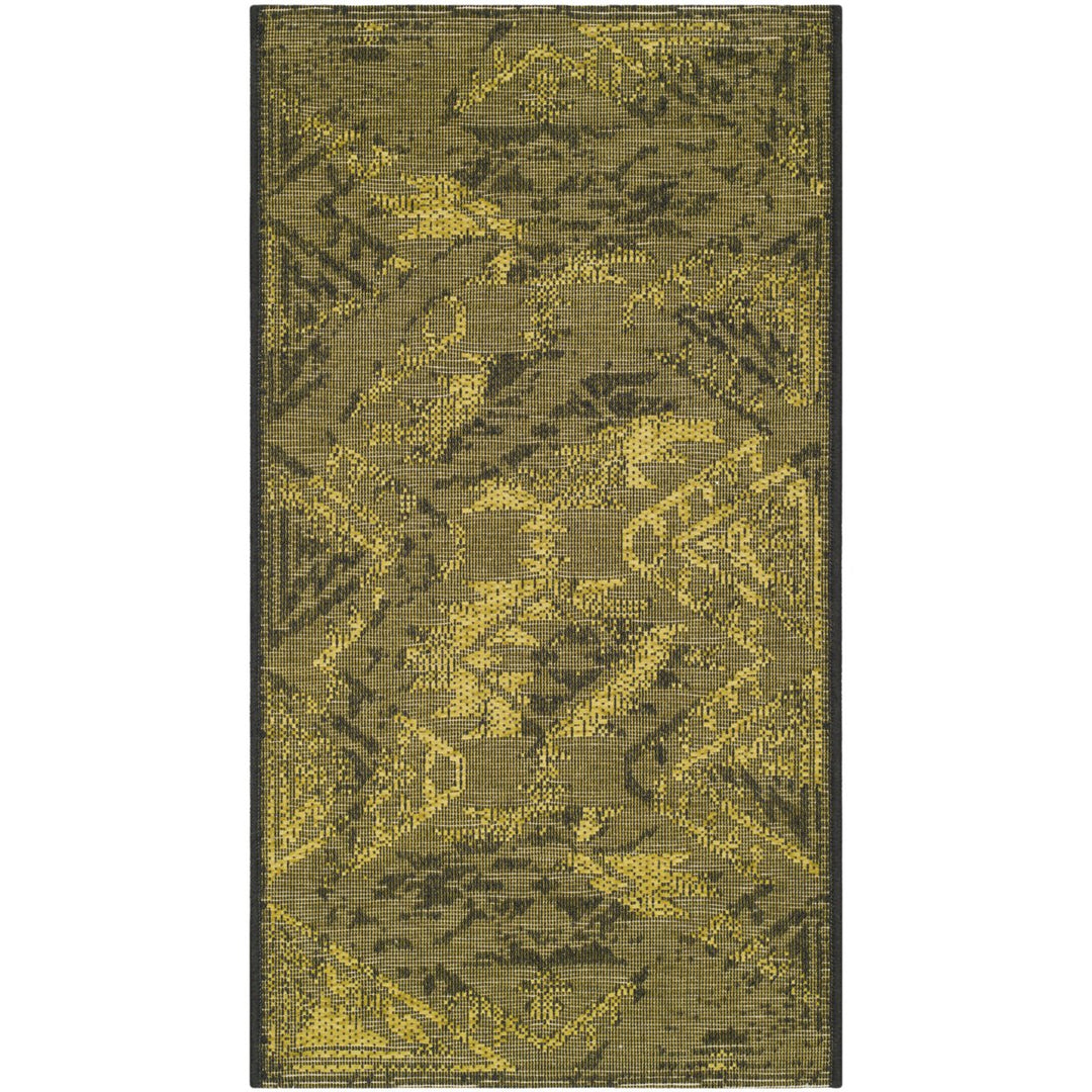 SAFAVIEH Palazzo Collection PAL122-56C10 Black / Green Rug Image 1