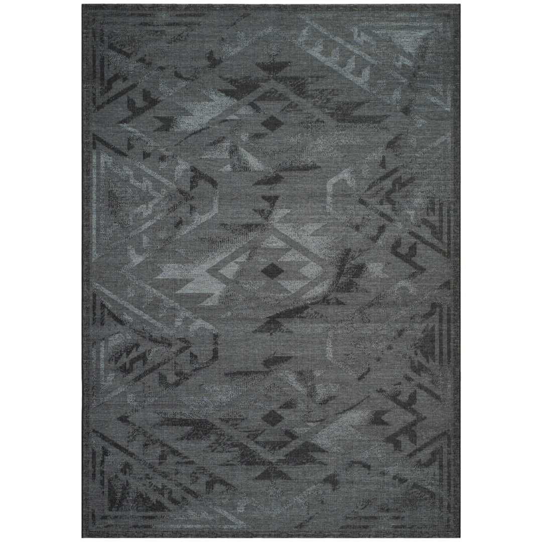 SAFAVIEH Palazzo Collection PAL122-56C6 Black / Grey Rug Image 1