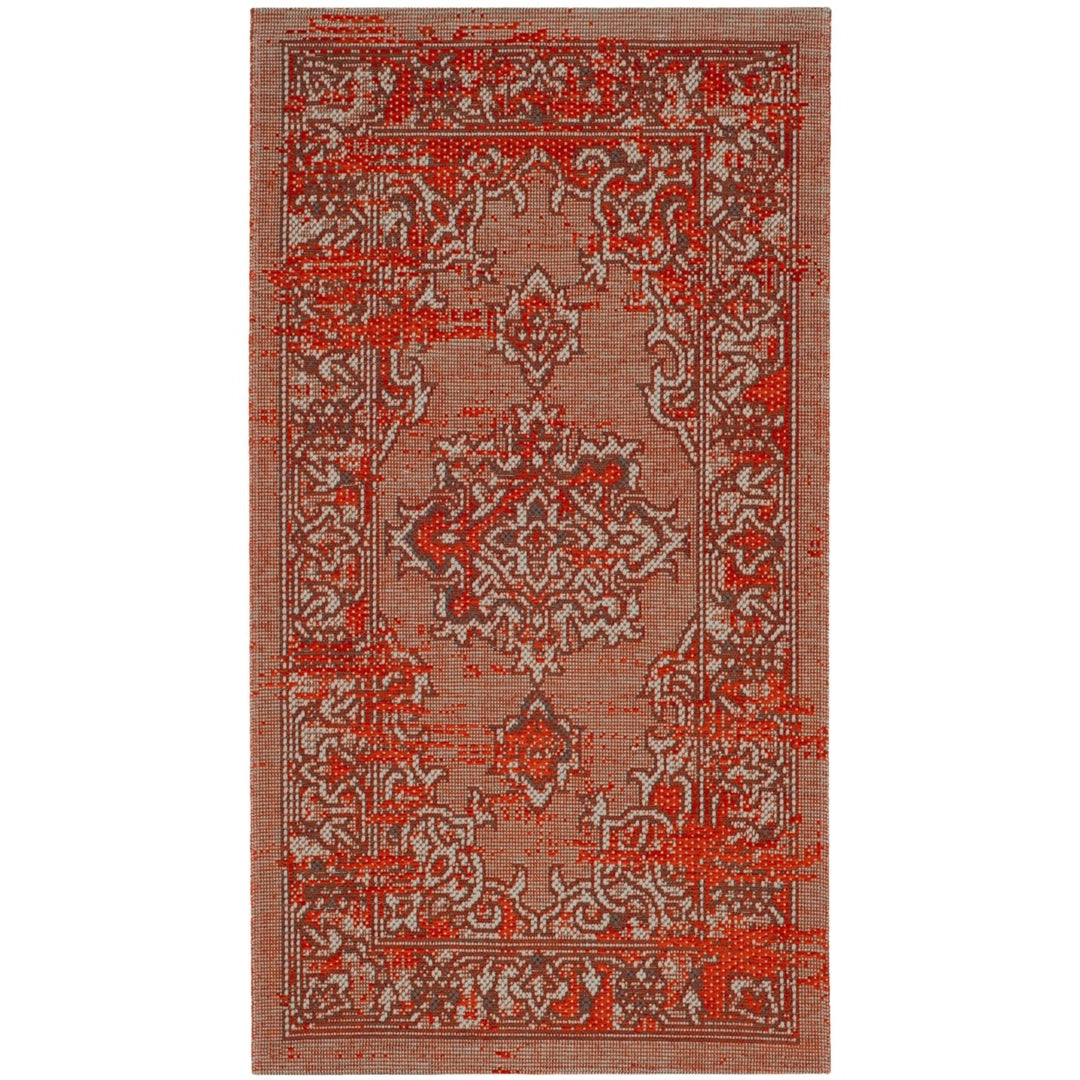 SAFAVIEH Palazzo PAL124-7941 Orange / Light Grey Rug Image 6