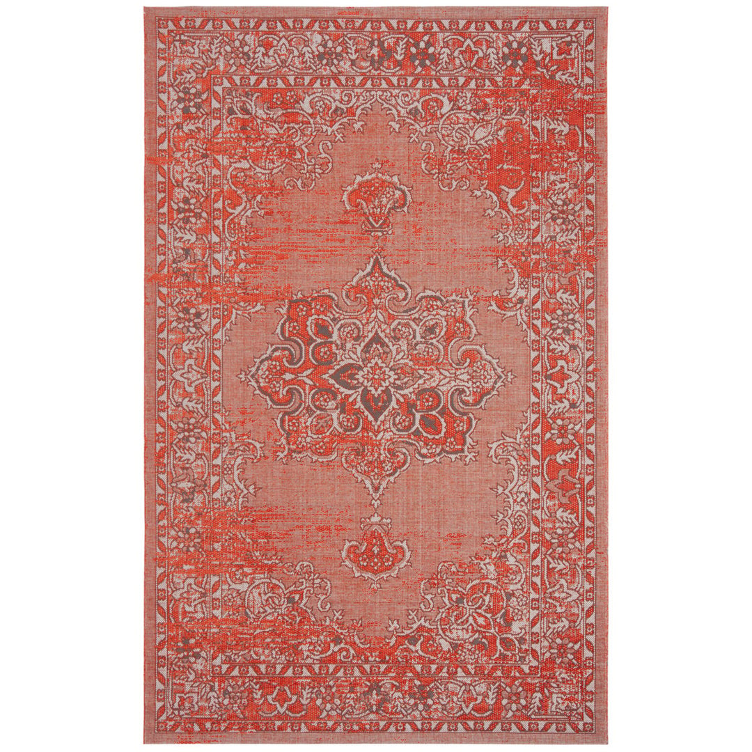 SAFAVIEH Palazzo PAL124-7941 Orange / Light Grey Rug Image 1