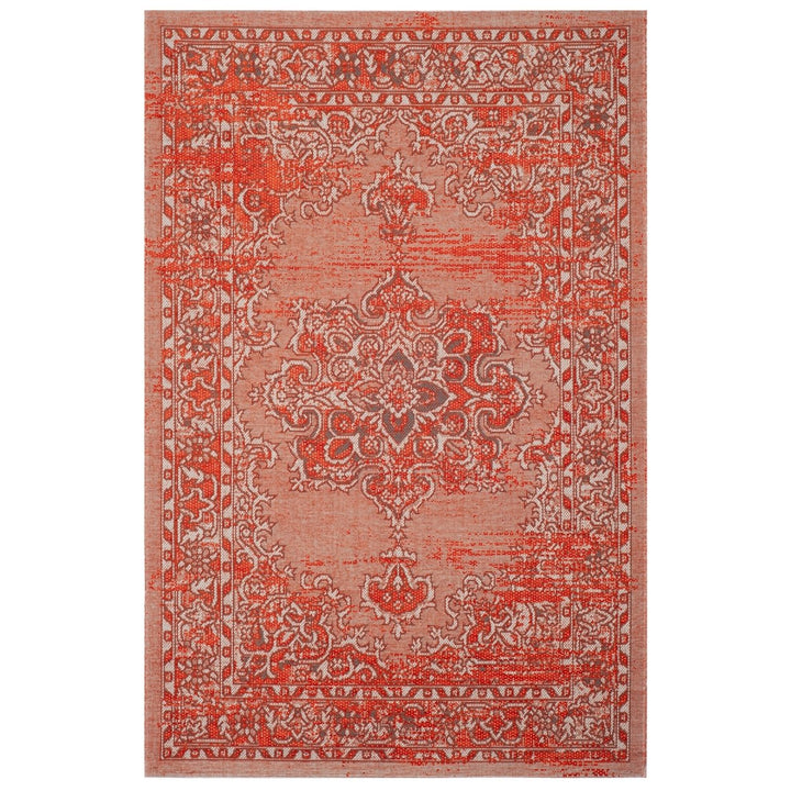 SAFAVIEH Palazzo PAL124-7941 Orange / Light Grey Rug Image 8