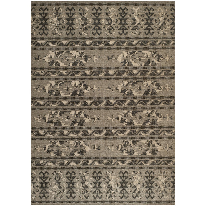 SAFAVIEH Palazzo Collection PAL125-56C2 Black / Beige Rug Image 1