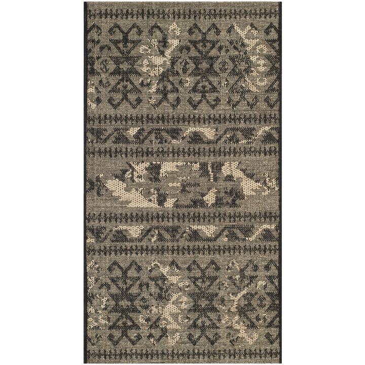 SAFAVIEH Palazzo Collection PAL125-56C2 Black / Beige Rug Image 6