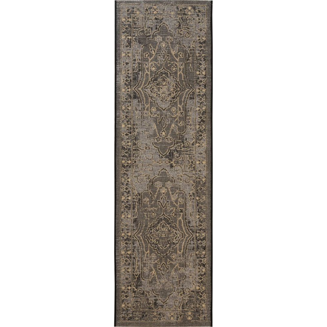 SAFAVIEH Palazzo PAL128-16217 Dark Grey / Grey Rug Image 3