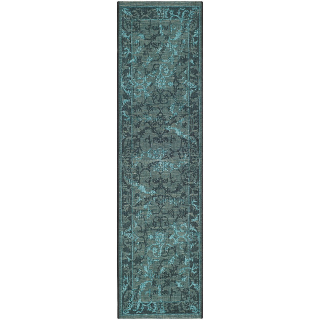 SAFAVIEH Palazzo PAL127-56C4 Black / Turquoise Rug Image 3