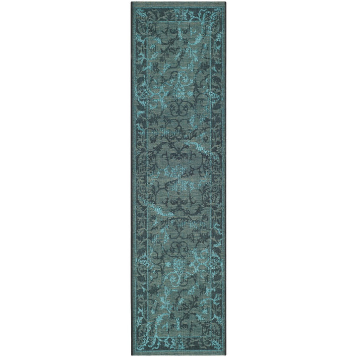 SAFAVIEH Palazzo PAL127-56C4 Black / Turquoise Rug Image 3