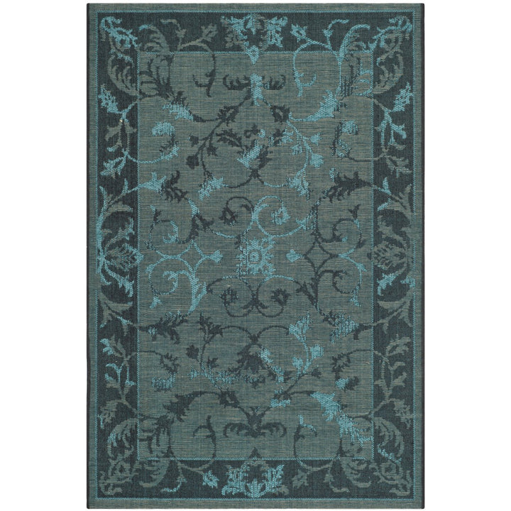 SAFAVIEH Palazzo PAL127-56C4 Black / Turquoise Rug Image 5