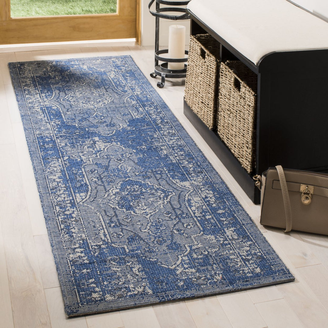 SAFAVIEH Palazzo PAL128-7970 Blue / Light Grey Rug Image 2