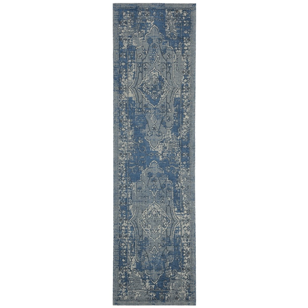 SAFAVIEH Palazzo PAL128-7970 Blue / Light Grey Rug Image 3