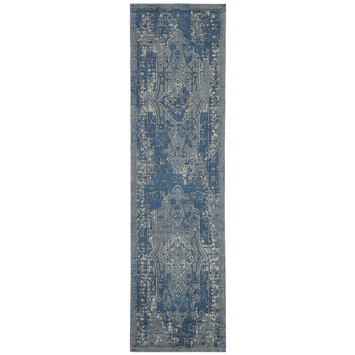 SAFAVIEH Palazzo PAL128-7970 Blue / Light Grey Rug Image 3