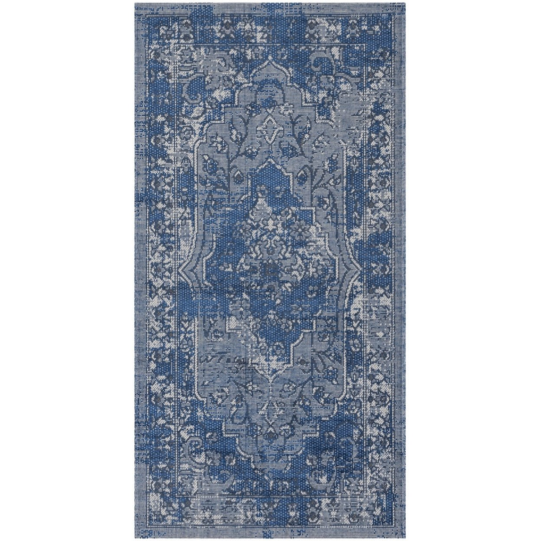 SAFAVIEH Palazzo PAL128-7970 Blue / Light Grey Rug Image 8