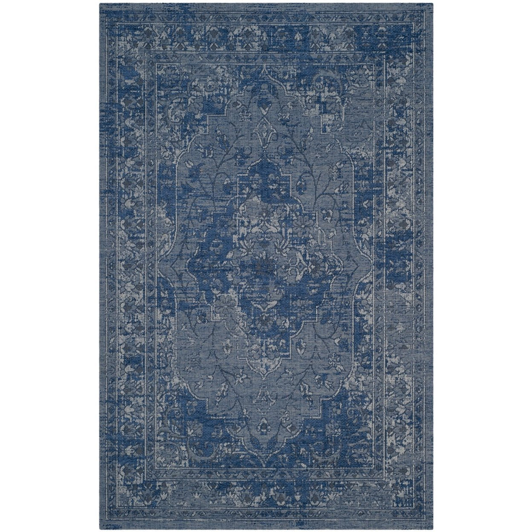 SAFAVIEH Palazzo PAL128-7970 Blue / Light Grey Rug Image 9