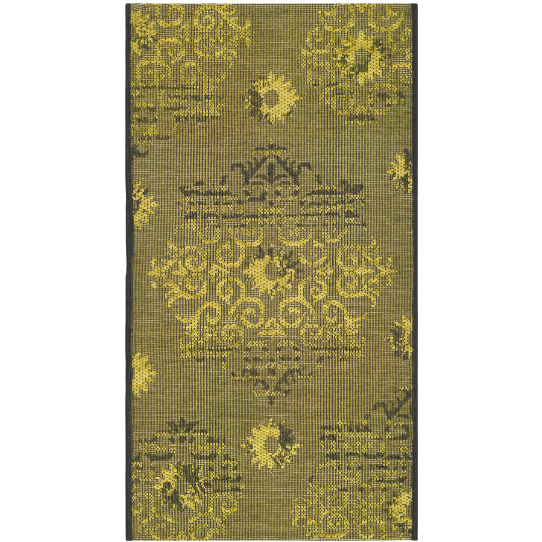 SAFAVIEH Palazzo Collection PAL129-56C10 Black / Green Rug Image 1