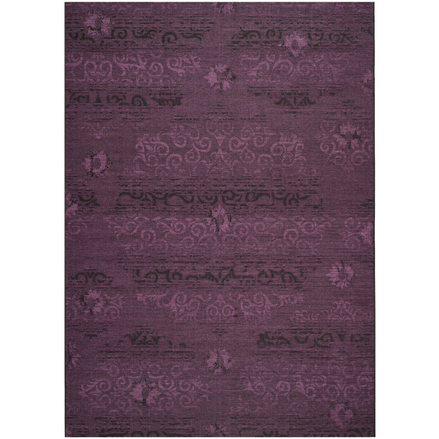 SAFAVIEH Palazzo Collection PAL129-56C7 Black / Purple Rug Image 1