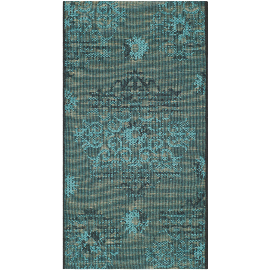 SAFAVIEH Palazzo PAL129-56C4 Black / Turquoise Rug Image 7