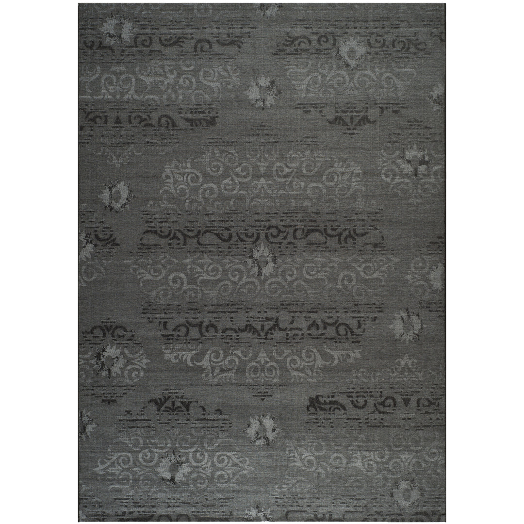 SAFAVIEH Palazzo Collection PAL129-56C6 Black / Grey Rug Image 1