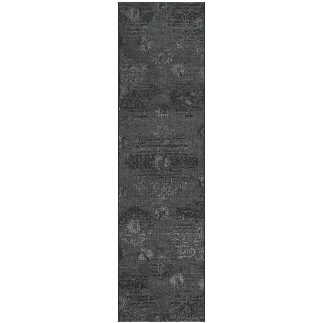 SAFAVIEH Palazzo Collection PAL129-56C6 Black / Grey Rug Image 3